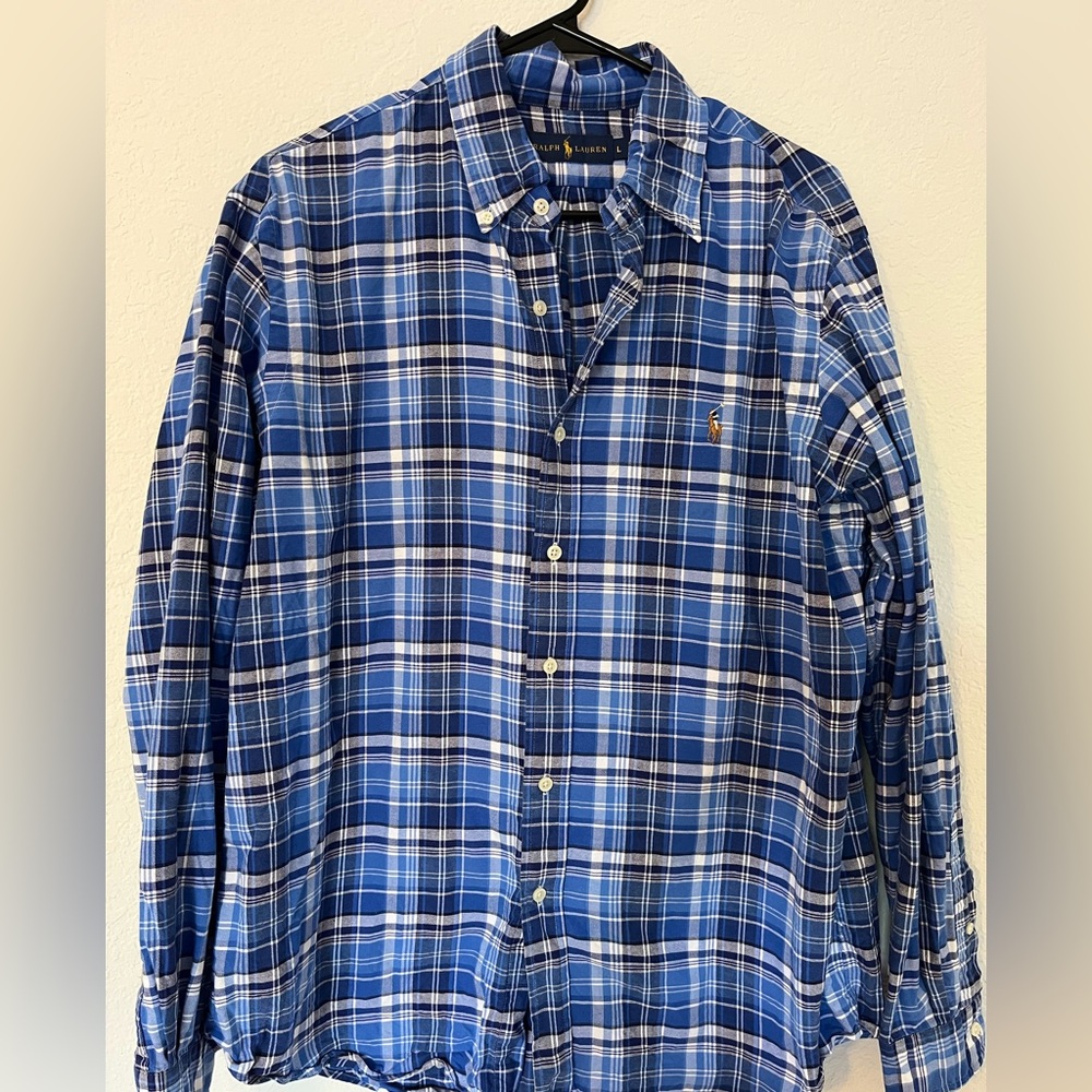 Polo Ralph Lauren button up. Size Large